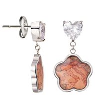 Orecchini Alviero Martini Donna Bora Bora in Acciaio Cristallo ACJFW26039ST
